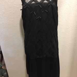 Black Ann Taylor sleeveless dress